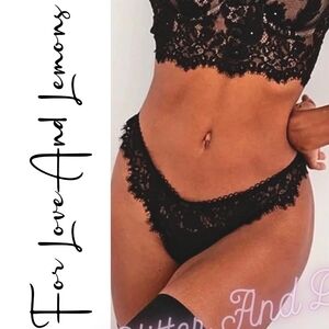 For Love And Lemons Faye Lace Panty